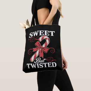 Tote Bag Sucre de canne doux mais tordu Noël