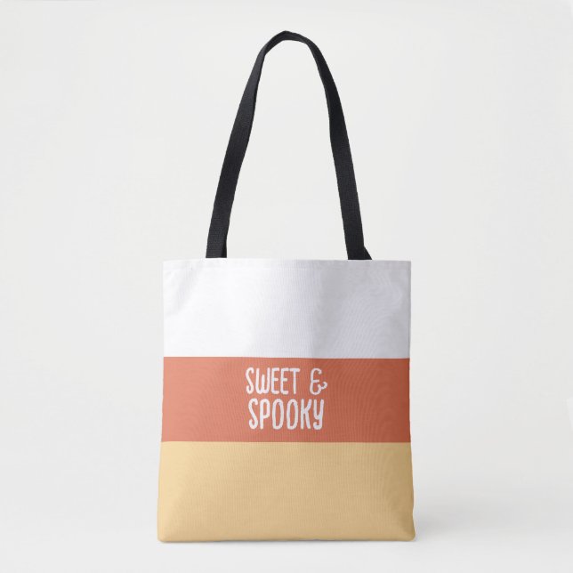 Tote Bag Sucré et Éffrayant (Devant)