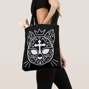 Tote Bag Sucrez le style mignon de mode de goth de chat de