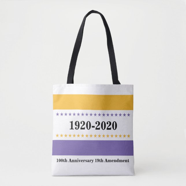 Tote Bag Suffragette Femmes Droit de vote 100e anniversaire (Devant)