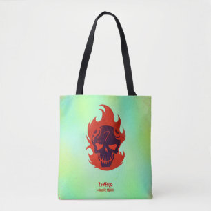 Tote Bag Suicide Squad   Diablo Head Icon