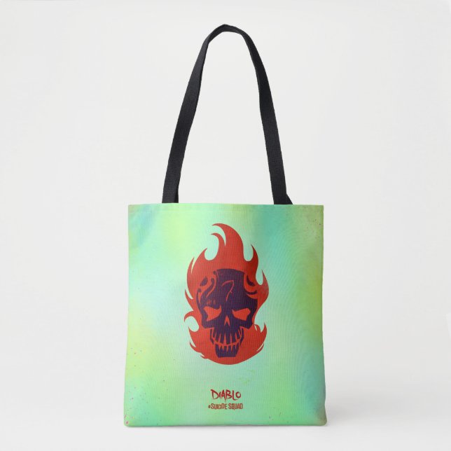 Tote Bag Suicide Squad | Diablo Head Icon (Devant)