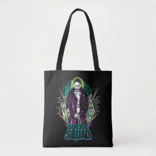 Tote Bag Suicide Squad   Joker Retro Rock Graphic