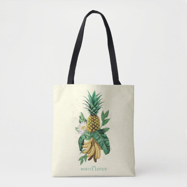 Tote Bag Suite ananas au White Lotus (Devant)