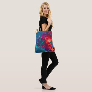Tote Bag Suivez Vos Citations De Rêves Fleurs Colorées