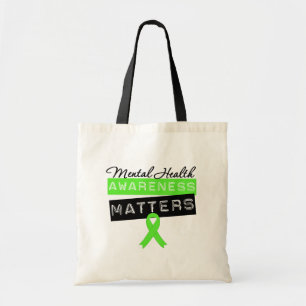 Tote Bag Sujets de conscience de santé mentale