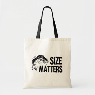 Tote Bag Sujets de taille ! Conception drôle de pêche
