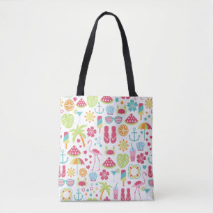 Tote Bag Summer Beach Thème Fourre-tout