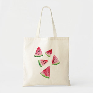 Tote Bag Summer watermelon fruit watercolor