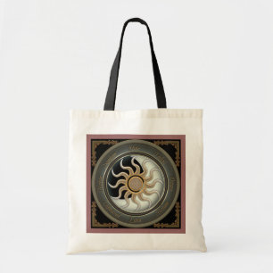 Tote Bag Sun et roue de païen de lune