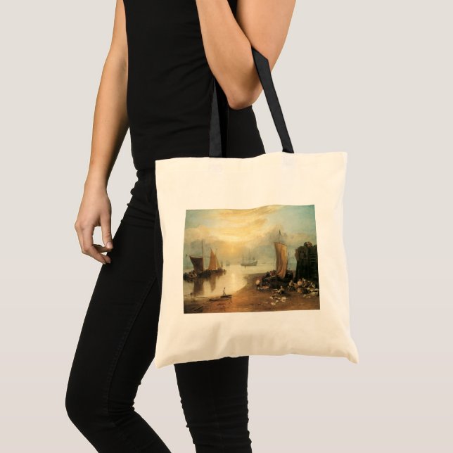 Tote Bag Sun Rising Through Vapor par Joseph Turner (Devant (produit))