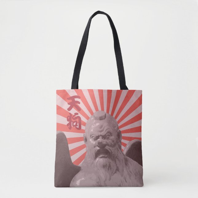 Tote Bag Sunburst japonais Tengu (Devant)