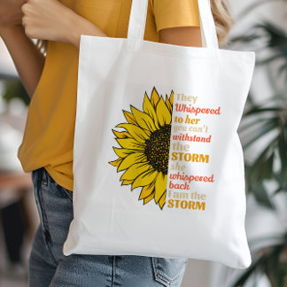 Tote Bag Sunflower Forte Femme Qu'Ils Lui Faisaient Fouille