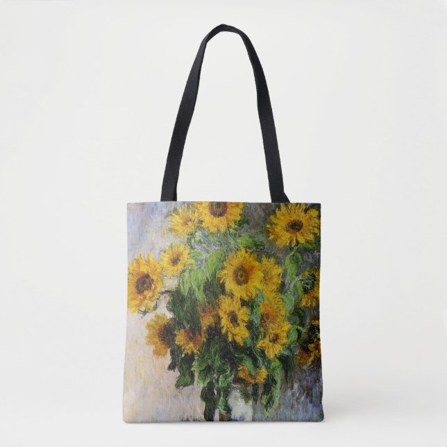 Tote Bag Sunflowers, 1881 par Monet. (Devant)