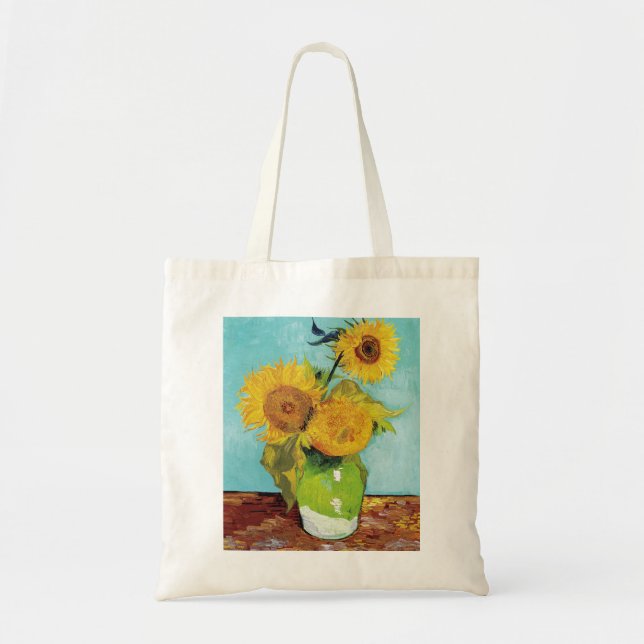 Tote Bag Sunflowers Vincent van Gogh (Devant)
