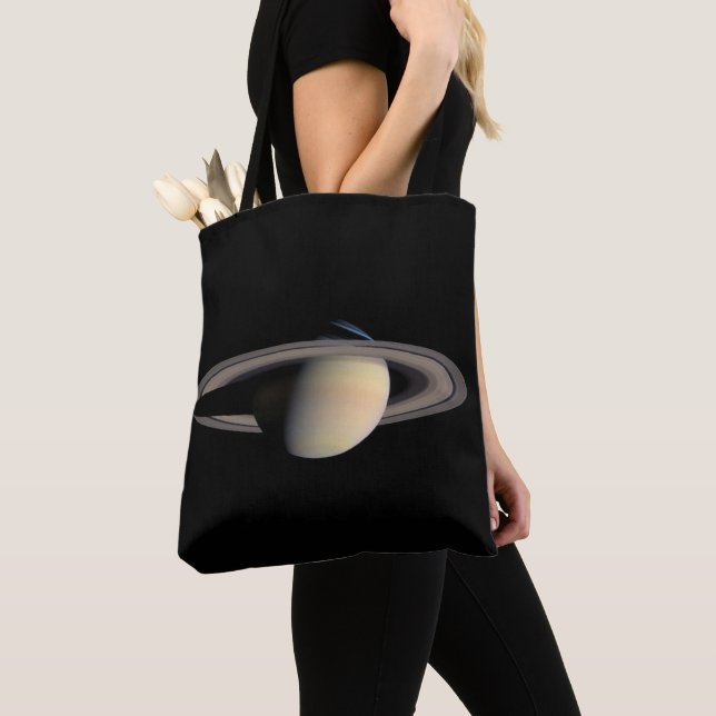 Tote Bag Sunlit Saturn Gas géant Planet par Cassini (De près)
