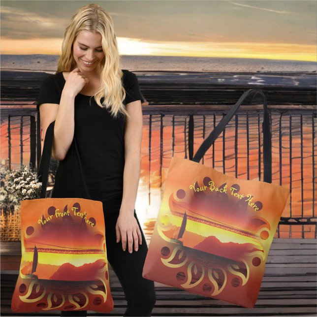 Tote Bag Sunny San Francisco Sunset 1124 (Créateur téléchargé)