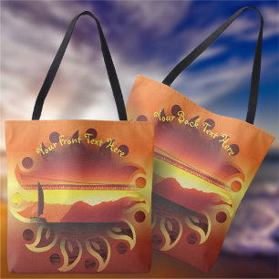 Tote Bag Sunny San Francisco Sunset 1124