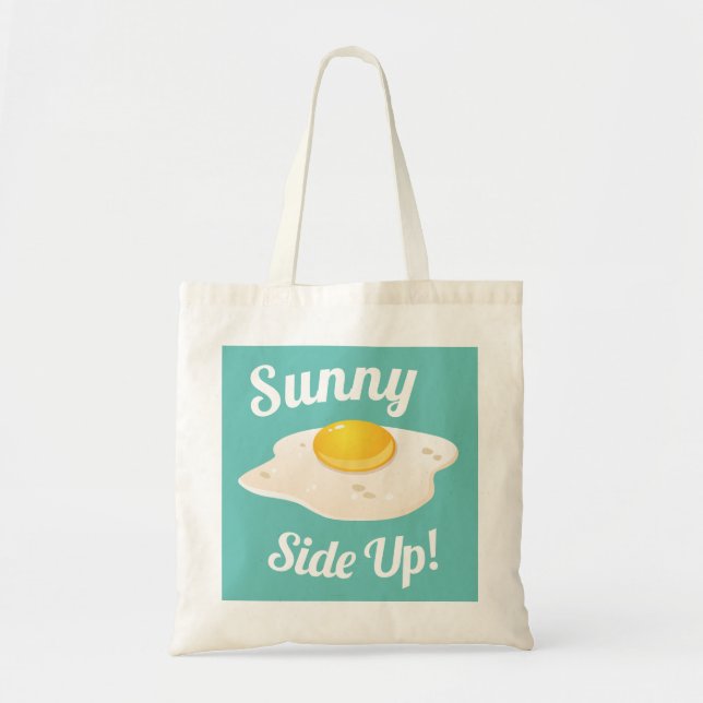 Tote Bag Sunny Side Up Fried Oeuf Bright Breakfast (Devant)