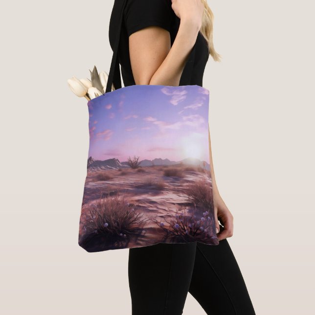 Tote Bag Sunrise du désert (De près)