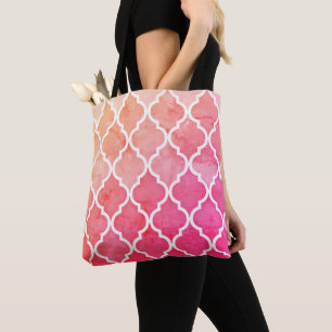Tote Bag Sunrise Ombre rose