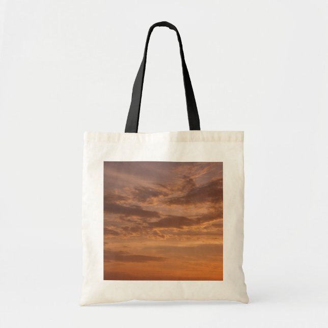 Tote Bag Sunset Clouds II Pastel Nature Abstraite (Devant)