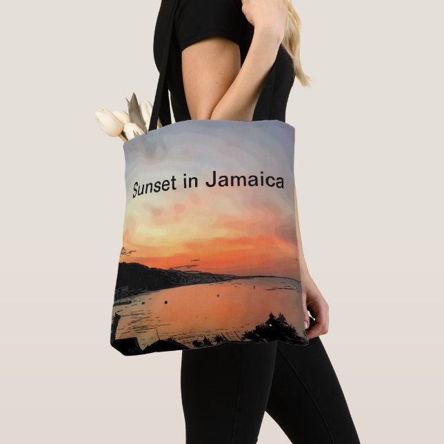 Tote Bag Sunset en Jamaïque (De près)