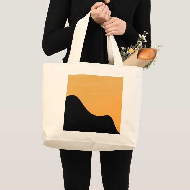 Tote Bag Sunset Mountain silhouette go to bag  (Devant (produit))