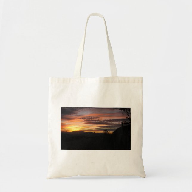 Tote Bag Sunset Photo Budget Fourre-tout (Devant)