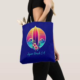 Tote Bag Sunset Surfboard Paradise -