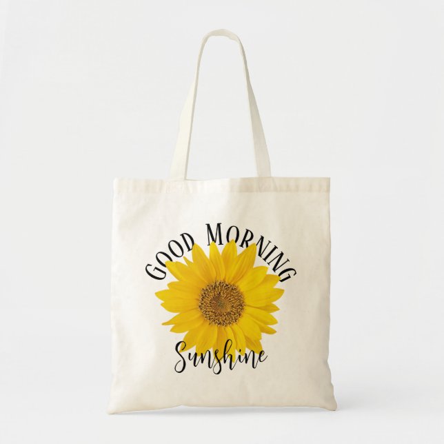 Tote Bag Sunshine Jaune du matin (Devant)