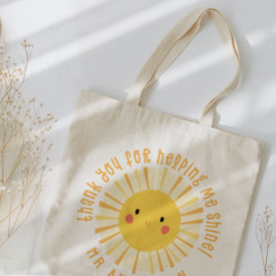 Tote Bag Sunshine merci professeur moderne élégant