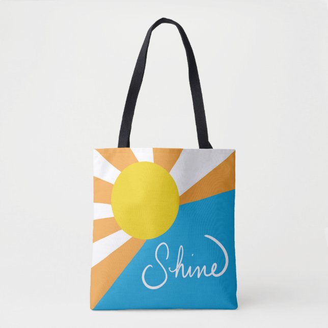 Tote Bag Sunshine Rays of Happiness par @ Cathy Thompson  (Devant)