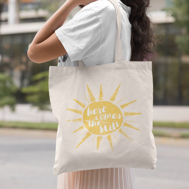 Tote Bag Sunshine Typographie Vintage (Créateur téléchargé)