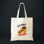 Tote Bag Sup Dawg Funny Hot Dog Pun<br><div class="desc">Sup Dawg Funny Hot Dog Pun présente un cool à l'allure mignonne dans ses lunettes de soleil en vous saluant avec un sup dawg. Funny Pun cadeau pour la famille et les amis qui aiment les puns hot dog.</div>