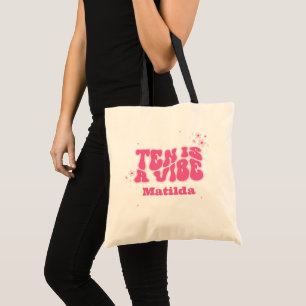 Tote Bag super arc-en-ciel dix est une vibe 60's rétro marg