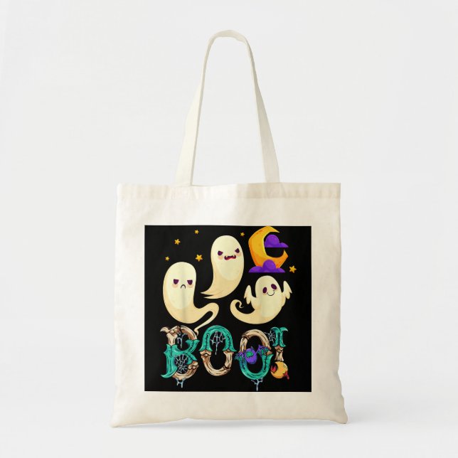Tote Bag Super Boo Boo Crew Nurse Funny Ghost Women Hallow (Devant)