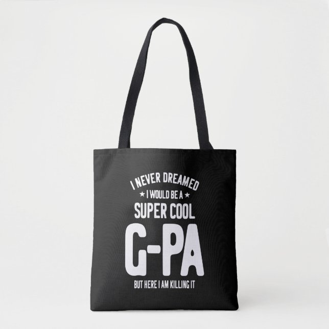 Tote Bag Super Cool G-Pa | Cadeau grand-père (Devant)
