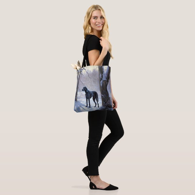 Tote Bag Super Danse Laisser Neige Noël (Sur le modèle)