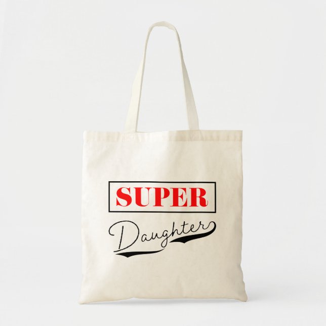 Tote Bag Super Daughter (Devant)