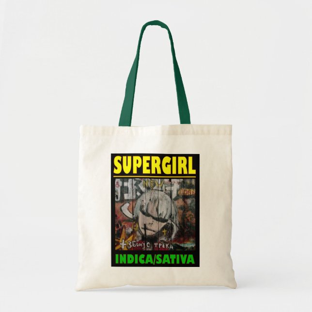 TOTE BAG SUPER FILLE INDICA SATIVA (Devant)