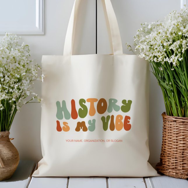 Tote Bag Super Histoire rétro est My Vibe, Historien (Créateur téléchargé)