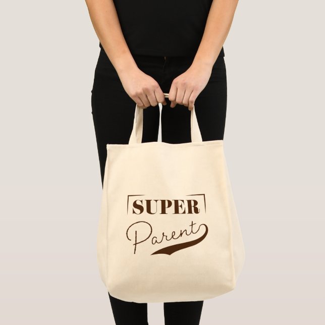 Tote Bag Super parent (Devant (produit))