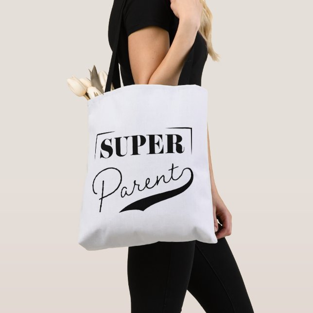 Tote Bag Super parent (De près)