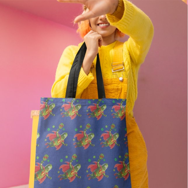 Tote Bag Super Pickleman Funny Dark Blue (Tote your gear in Super Pickleman style!)