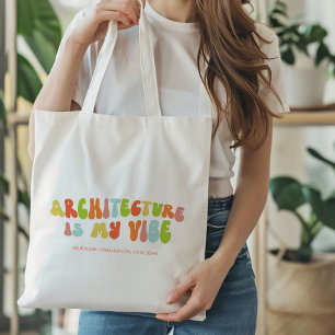 Tote Bag Super Retro Architecture est My Vibe, Architecte
