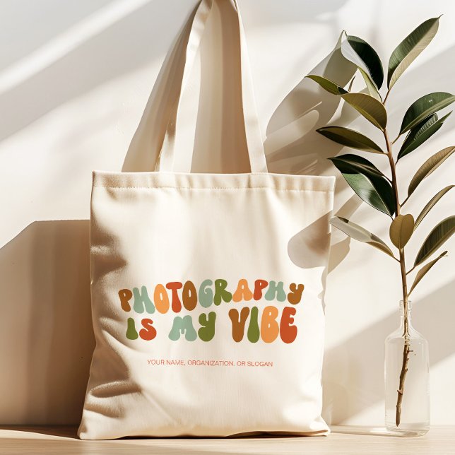 Tote Bag Super Retro Photographie est My Vibe, Photographe (Créateur téléchargé)