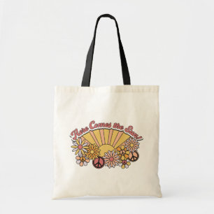 Tote Bag Super rétro Voici le graphique Vintage du soleil