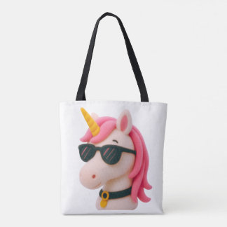 Tote Bag super soft unicorn-style plush style