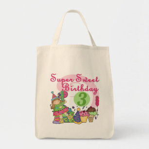 Tote Bag Super Sweet 3ème Anniversaire Tshirts et cadeaux